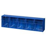 Allit casier à bloc - tiroirs basculant varioplus proflip 6 bleu Allit casier à bloc - tiroirs basculant varioplus proflip 6 bleu