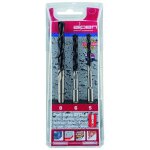 Alpen ruko - foret � b�ton - queue 1 / 4 ``6 pans, 1 x 5, 6, 8 mm, 3 pi�ces dans coffret en plastique ...