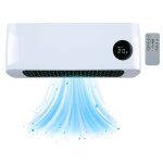 Alpina ventilateur chauffage mural 1000 - 2000w � radiateur electrique d'appoint avec t�l�commande � ...