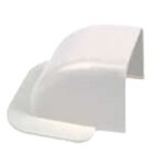 Amorce mur goulotte 80 blanc eid