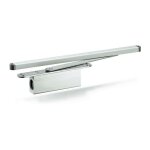 Amortisseur de porte activestop ferme - porte intgr, argent geze