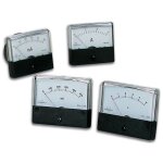 Amperemetre analogique de tableau 100ma cc / 60 x 47mm