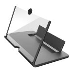 Amplificateur d'cran 3d de tlphone portable, 14 / 12 pouces, loupe vido pour ecran elargi, support ...