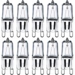 Ampoules halogenes g9 28 w (29 w) 230 v 2800 k blanc chaud a intensite variable, ampoules capsule g9 ...