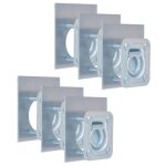 Anneau d'arrimage pour remorque 6 pcs acier galvanis 2000 kg