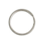 Anneau bris� acier nickel� int. 30mm blister 3 chapuis