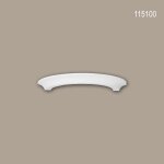 Anneau de demi - colonne profhome 115100 colonne element d�corative style dorique blanc