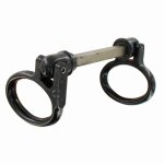 Anneau double sur tige carr�e pour serrure de volet ce - alu tirard