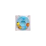 Anneau de piscine gonflable pour bb, sige flottant avec double poigne pour baignoire