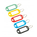 Anneaux porte - �tiquette pvc x 2 finition : couleurs assorties