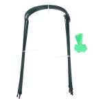 Anneau de support demi - rond pour plantes de jardin, 15. 7 pouces, avec 15 etiquettes de plantes, supports ...