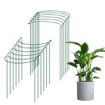Anneau de support demi - rond pour plantes de jardin, lot de 6, 15. 7 pouces, avec 15 etiquettes de plantes, ...
