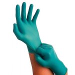 Ansell touchntuff 92 - 600 gants légers en nitrile avec bords roulés, protection contre les éclaboussures ... Ansell touchntuff 92 - 600 gants légers en nitrile avec bords roulés, protection contre les éclaboussures ...