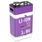 Ansmann 1315 - 0005 pile domestique batterie rechargeable 9v lithium - ion (li - ion)