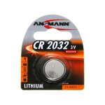 Ansmann lot de 3 piles bouton au lithium cr2032 - 3 volt