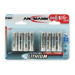 Ansmann 4 + 4 lithium aa batterie � usage unique