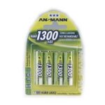 Ansmann accu, aa, 1300 mah aa / hr6 hybrides nickel - m�tal (nimh)