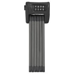 Antivol pliable de vélo - à combinaison - bordo combo 6100 / 90 + sh - noir abus Antivol pliable de vélo - à combinaison - bordo combo 6100 / 90 + sh - noir abus