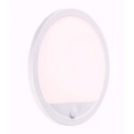 Applique led d'ext�rieur a d�tection - 15w - ip44 - blanc - lamina paulmann