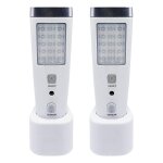 Applique murale 4 en 1 avec detecteur de mouvement, veilleuse led, lampe torche d'urgence rechargeable, ...