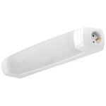 Applique salle de bain led - s19 - eo diffuseur + tube ebenoid