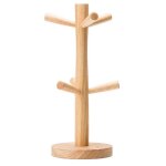 Arbre porte - tasse a 6 crochets, porte - tasse en bois porte - arbre a tasse support de table, tasse ...