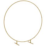 Arche dcorative - arche de mariage - arche de ballon - dim. 222l x 60l x 224h cm - acier dor