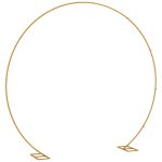 Arche d�corative - arche de mariage - arche de ballon - dim. 280l x 60l x 258h cm - acier dor�