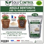 Argile bentonite jardin - tout pour les nuisibles - am�liore la r�tention d'eau - granulom�trie 1 a 3 ...
