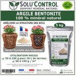 Argile bentonite jardin - tout pour les nuisibles - am�liore la r�tention d'eau - id�ale pour sols sableux ...