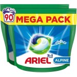 Ariel 3in1 pods, lessive liquide en capsules 90 lavages, alpine, dissolution rapide, impeccable a froid ... Ariel 3in1 pods, lessive liquide en capsules 90 lavages, alpine, dissolution rapide, impeccable a froid ...