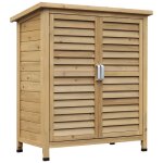 Armoire de jardin abri jardin remise pour outils sur pied dim. 87l x 46l x 96h cm etag�re portes persiennes ...