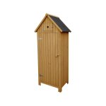 Armoire de jardin cabanon - 77 x 54. 5 x 179 cm - marron