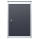 Armoire  outils murale style industriel mtal gris et noir