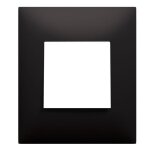 Arnould espace �volution plaque de finition 1 poste noir mat