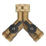 Aroz nez de robinet double y selecteur femelle 3 / 4' m�le 3 / 4