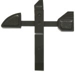 Arr�t acier pr�peint, h. 230 x p. 20 mm