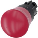 Arr�t d'urgence, coup de poing collerette plastique rouge d�crochage par rotation siemens sirius act ...