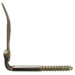 Arr�t de volet � visser zingu�e jaune 130mm - ing fixation - a070090 - bo�te de 25