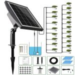 Arrosage automatique solaire avec 12 modes de minuterie et protection contre le manque d'eau, tuyau de ... Arrosage automatique solaire avec 12 modes de minuterie et protection contre le manque d'eau, tuyau de ...