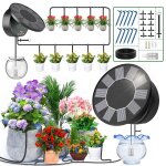 Arrosage goutte  goutte energie solaire, 2025 nouveau couvercle rond kit arrosage automatique pour intrieur ...