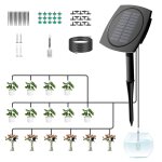 Arrosage solaire automatique pour jardin, kits d'arrosage automatiques goutte à goutte pour intérieur ... Arrosage solaire automatique pour jardin, kits d'arrosage automatiques goutte à goutte pour intérieur ...