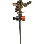 Arroseur canon sur pic - entr�e 15x21 - r�glable de 20 � 360 fauquet