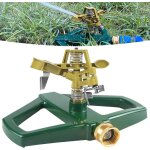 Arroseur d'eau de jardin socle mtal, arroseur pelouse, arrosage automatique pour jardin, surfaces jusqu'a ...