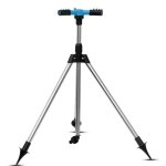 Arroseur rotatif automatique de jardin, trépied en acier inoxydable, support d'irrigation, jet d'eau ... Arroseur rotatif automatique de jardin, trépied en acier inoxydable, support d'irrigation, jet d'eau ...