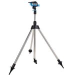 Arroseur rotatif automatique de jardin, trépied en acier inoxydable, support d'irrigation, jet d'eau ... Arroseur rotatif automatique de jardin, trépied en acier inoxydable, support d'irrigation, jet d'eau ...