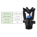 Arroseur rotatif pour pelouse de jardin buse de diffusion  filetage mle 360 degrs arrosage automatique ...