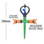 Arroseur rotatif pour pelouse de jardin, buse de diffusion  filetage mle, buse d'arrosage rotative ...