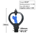 Arroseur rotatif pour pelouse de jardin, buse de dispersion  filetage mle, arrosage rotatif automatique ...