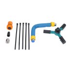 Arroseur de trampoline, arroseur d'eau extérieur rotatif automatique à 360 degrés pour parc aquatique, ... Arroseur de trampoline, arroseur d'eau extérieur rotatif automatique à 360 degrés pour parc aquatique, ...